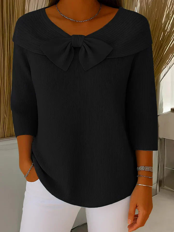 Patricia Elegant Jumper with Bow