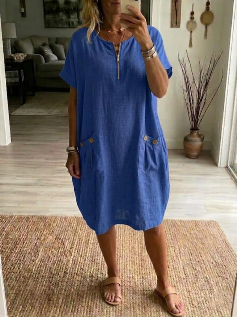 Brigitte Dress with Zipper