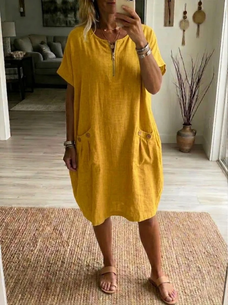 Brigitte Dress with Zipper