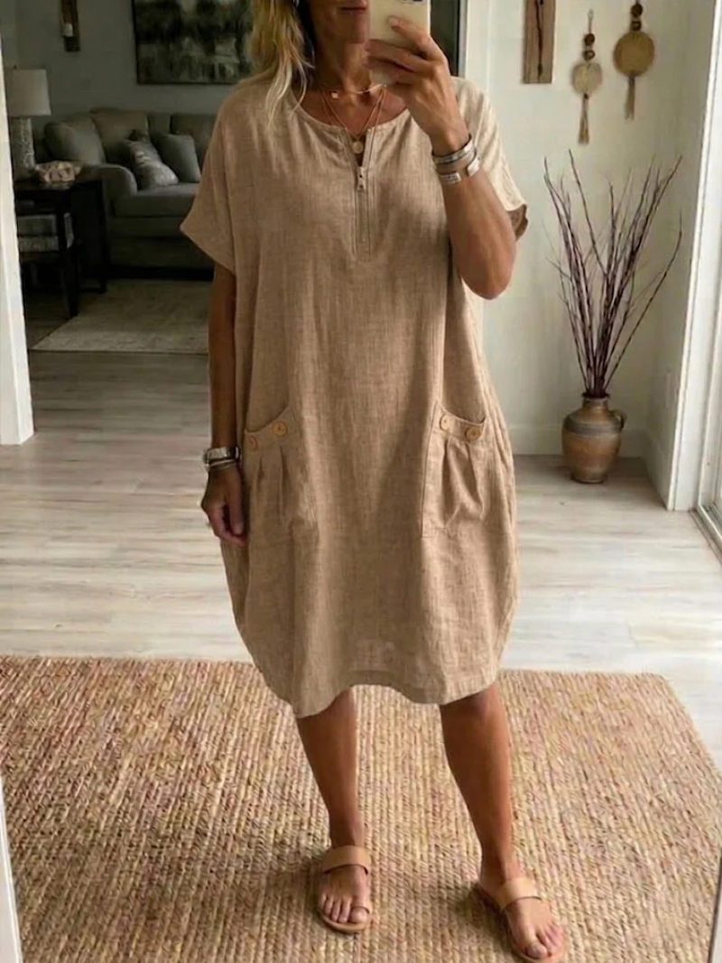 Brigitte Dress with Zipper