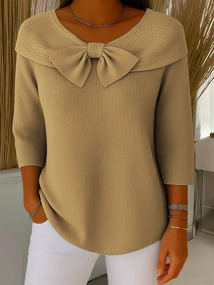 Patricia Elegant Jumper with Bow