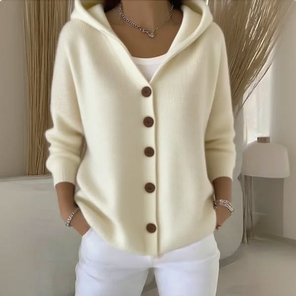 Ruby Soft Hooded Knit Cardigan
