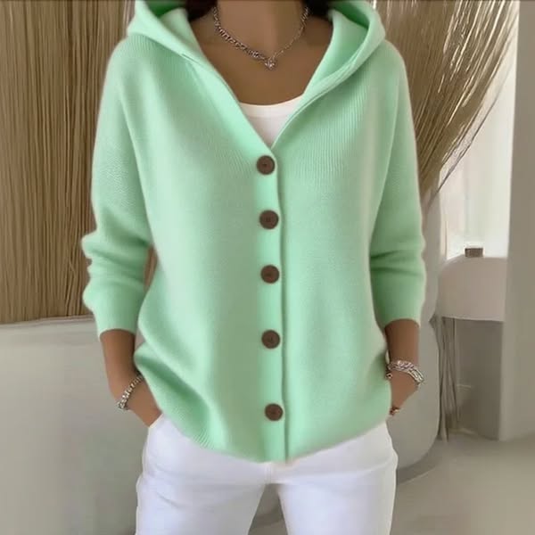 Ruby Soft Hooded Knit Cardigan