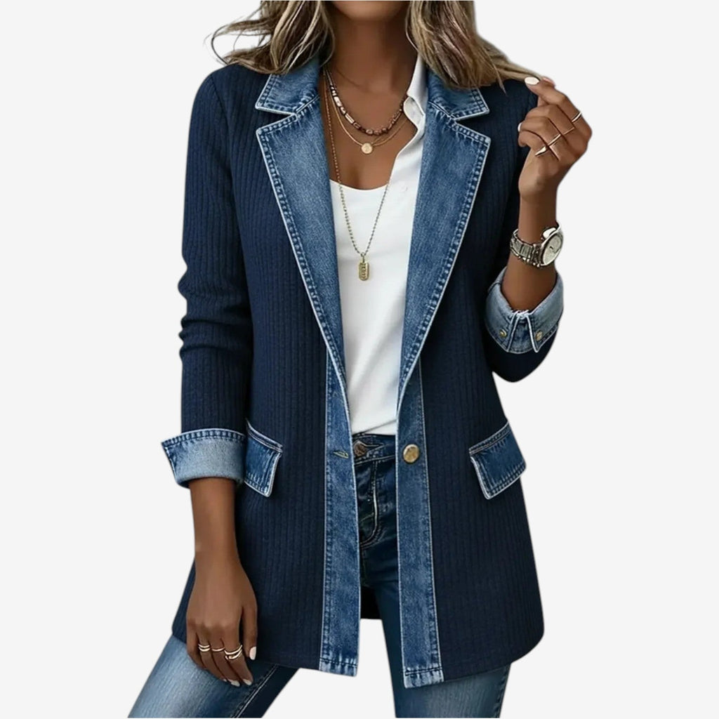 Hine Indigo Knit Jacket